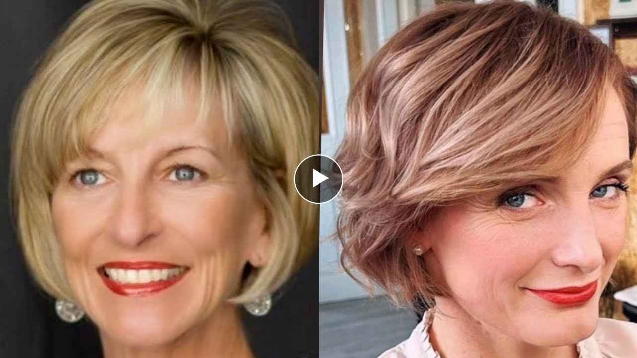 Best Short Hairstyles For Women Any Age 40-50-60 // Blonde Hair Color ...