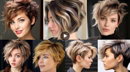 Hottest Trend of 2024 Short Shaggy Pixie Styles for a Fuller Look //Fine Hair Fix