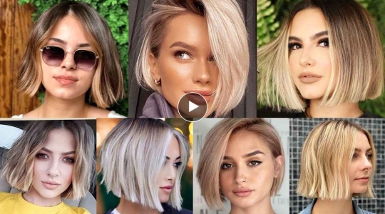 Blunt Bob Magic: Flattering Haircut for All Face Shapes From Drab to Fab in One Cut